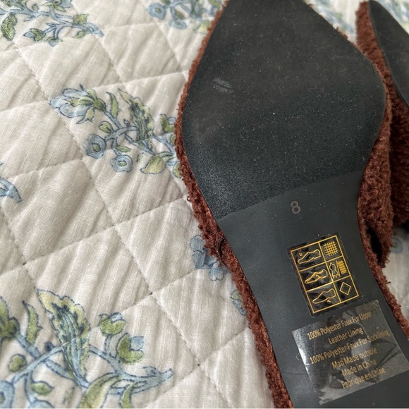 Jeffrey Campbell Persona T Teddy Brown Kitten Heels Sz 8 - Picture 8 of 11